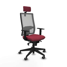 Bureaustoel Piqueras y Crespo 1D066G2 Kastanjebruin