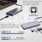 SBVR LV110 - 13 in 1 USB C Hub - 2x HDMI 4K-30Hz - Plug & Play