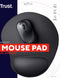 Trust Bigfoot - Gel muismat met polssteun - Ergonomisch - Zwart