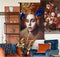 Vaas Morten - Keramiek - Oranje - 12 x 16 x 12 cm (BxHxD)