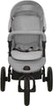 vidaXL - Kinderwagen - staal - lichtgrijs