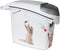 Curver Voedselcontainer Kat - 15L - Klepdeksel - Wit/Grijs