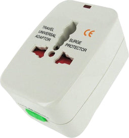 Universele Voltage Adapter - 4 Stekkers voor Wereldwijd Gebruik - Wit