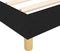 vidaXL - Boxspringbed - 120x200 cm - Stof - Zwart