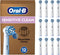 Oral-B Sensitive Clean Pro - Opzetborstels - Zacht voor gevoelige tanden - Wit (12 stuks)