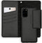 Selencia Hoesje Geschikt voor Samsung Galaxy S20 Plus Hoesje Met Pasjeshouder - Selencia Llyr 2-in-1 Uitneembare Slang Bookcase - Zwart