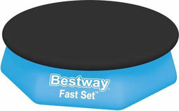Bestway 58032 - Afdekzeil rond ø244 cm - Beschermt tegen vuil en bladeren