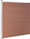 vidaXL - Schutting - 526x186 - cm - HKC - bruin