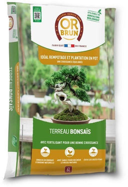 Bonsai grond - BRUIN GOUD - OBRTBON6U - 6L - Betere wortelvorming