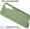 imoshion Hoesje Geschikt voor Samsung Galaxy A55 Hoesje Siliconen - imoshion Color Backcover - groen