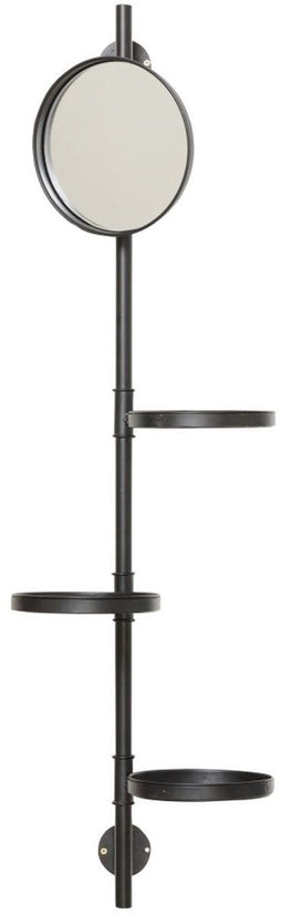 Wandspiegel Zwart 22 x 20 x 100 cm