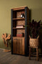 HSM Collection Boekenkast Atlanta - rustiek oud teak/metaal