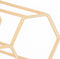 Housevitamin Wijnrek - Metaal - Goud - 44,5x15,5x29cm