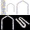 vidaXL - Kerstslinger - 20 m - 300 LED-lampjes - wit