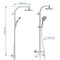 SCHÜTTE MADURA FRESH - Douchesysteem - Regendouche 24 cm - Thermostatische kraan - Chroom