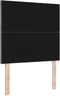 vidaXL - Hoofdbord - met - Diamant - Blokken - Ontwerp - - - Donkergrijs - - - 100 - cm - - - Stof