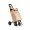 Winkelwagen Kinvara WR3069-3 Zwart Beige 30 L 22 x 98 x 38 cm (6 Stuks)