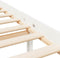 vidaXL - Seniorenbed - massief - grenenhout - wit - 120x190 - cm