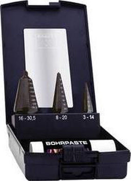 Exact 1605209 Lepelboor set 3-delig 3 - 14 mm, 4 - 20 mm, 16 - 30.5 mm HSS TiAIN 3 vlakken schacht 1 set(s)