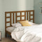 vidaXL - Hoofdbord - 126x4x100 - cm - massief - grenenhout - honingbruin