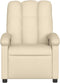 Fauteuil verstelbaar stof crèmekleurig