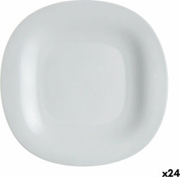 Platt tallrik Luminarc Carine Grijs Glas (Ø 27 cm) (24 Stuks)