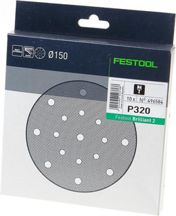 Festool Briljant2 STF Schuurschijf - 150 mm - Korrel P320 - 10 stuks