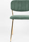 ANLI STYLE CHAIR JOLIEN GOLD/DARK GREEN