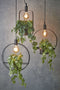 Mica Decorations Vogue Hanglamp - L21 x B15 x H38 cm - Metaal - Zwart