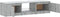 vidaXL - Tv-meubel - met - LED-verlichting - 140x40x35,5 - cm - grijs - sonoma - eiken