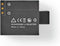 Nedis Action Cam Accu - Geschikt voor: ACAM04BK / ACAM07BK / ACAM11BK / ACAM21BK / ACAM41BK / ACAM61BK - Lithium-Ion - 900 mAh - 3.7 V
