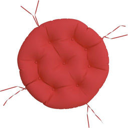 vidaXL - Zitkussen - rond - Ø - 60x11 - cm - oxford - stof - rood