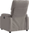 Fauteuil verstelbaar stof taupe