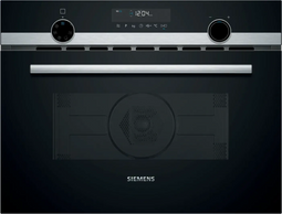 Siemens CM585AGS1 - Inbouwoven met magnetronfunctie - 44L - 900W - Hetelucht