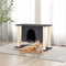 vidaXL - Kattenmeubel - met - sisal - krabpalen - 50 - cm - crèmekleurig