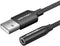Vention Gome - Externe USB-geluidskaart - 16-bits 48 kHz - Zwart