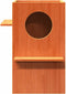 vidaXL - Kattenhuis - 43x43x60 - cm - massief - grenenhout - wasbruin