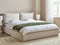 BAJONNA - Bed met opbergruimte - Lichtbeige - 180 x 200 cm - Polyester