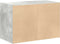 vidaXL - Kast - met - 2 - lades - 60x31x40 - cm - bewerkt - hout - betongrijs