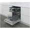 WHIRLPOOL WIO3T126PFE - Volledig integreerbare vaatwasmachine - 14 couverts 46 dB(A) 6th Sense