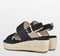 POSH by Poelman CETO - Dames Sandalen - Imitatie suède - Zwart - Maat 38