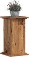 vidaXL - Plantenstandaard - 33x33x60 - cm - bewerkt - hout - oud - houtkleurig