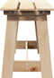 vidaXL - Ligbank - 119x35x47 - cm - Massief - Houten - Grenen