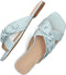 Guess Sameya - Dames Slippers - Gekruiste banden - Lichtblauw