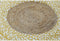 Tapijt DKD Home Decor Bruin Wit Geel (200 x 200 x 1 cm)
