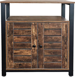 Wandkast dressoir industrieel vintage Stoer design - boekenkast opbergkast metaal hout