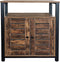 Wandkast dressoir industrieel vintage Stoer design - boekenkast opbergkast metaal hout