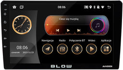 BLOW AVH9991 Carplay Scherm – 9 inch Touchscreen - Apple Carplay – Android Auto – GPS – CarPlay – USB C - 1DIN - Bluetooth – Incl. Installatiekit