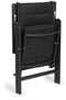 909 Outdoor 909 - Tuinstoelenset - Inklapbaar met zachte bekleding - Zwart (2 stuks)