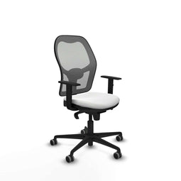 Piqueras y Crespo 1D036G0 - Bureaustoel - Verstelbare hoogte met armleuning - Wit